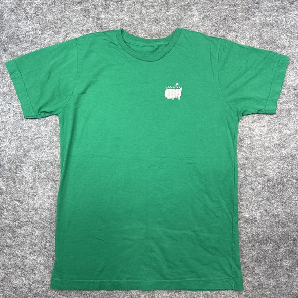 Masters Other - Masters t-shirt kids XL green pink short sleeve cotton casual golf fan classic‎